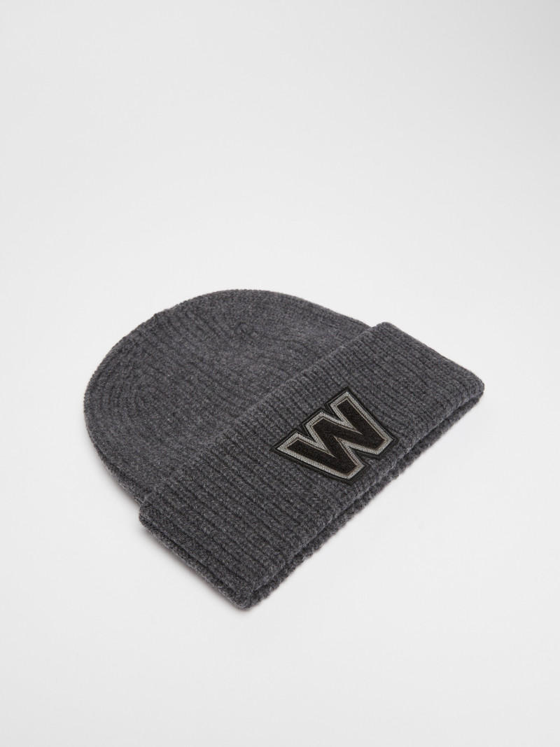 WEEKEND Max Mara ALBEN Wool logo beanie hat outlook