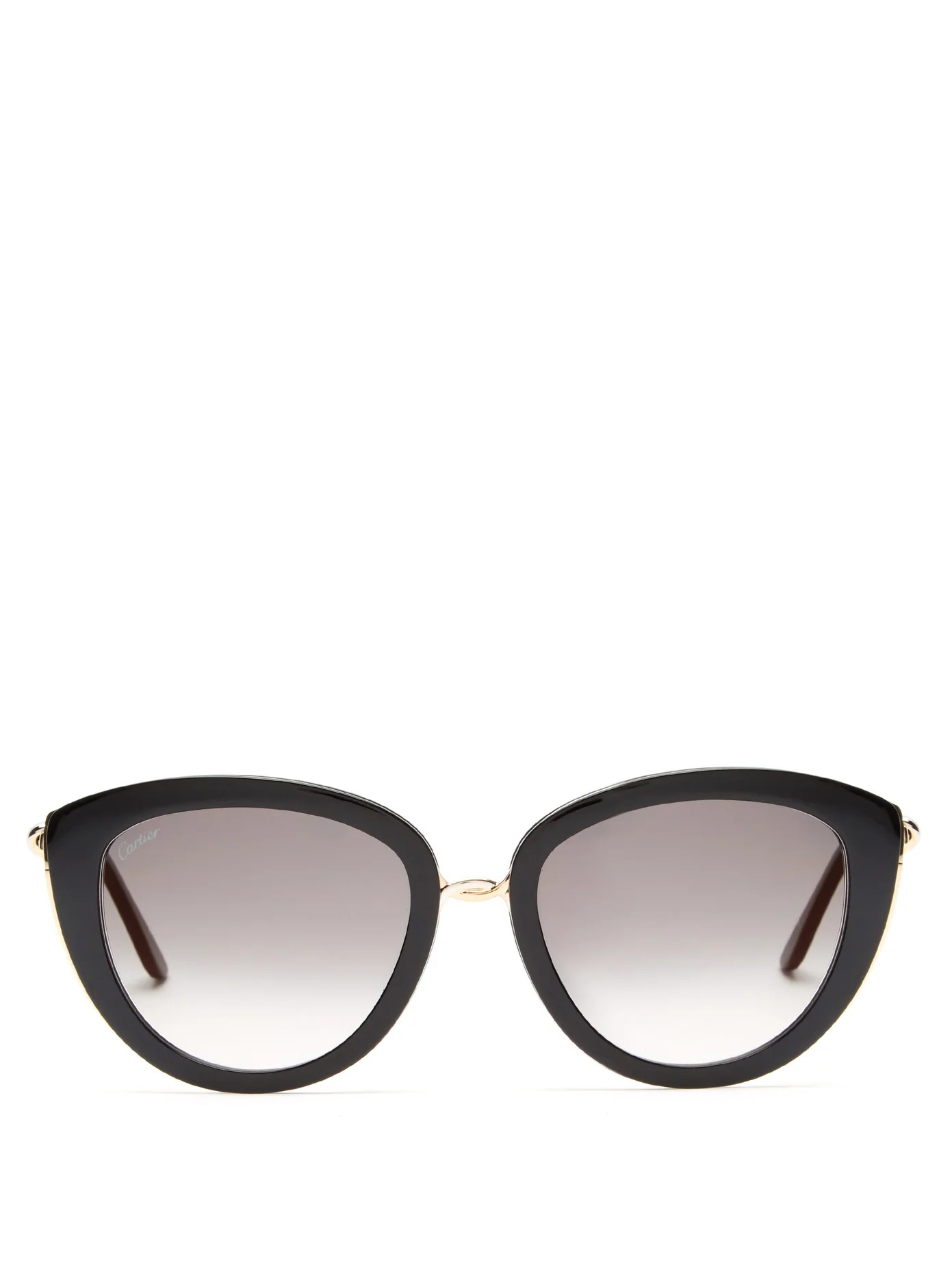 Trinity oversized cat-eye acetate sunglasses - 1