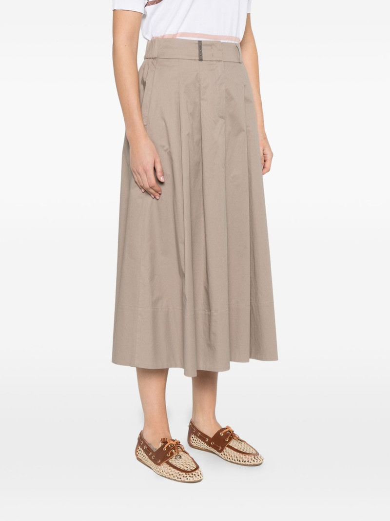 A-line pleated midi skirt 4