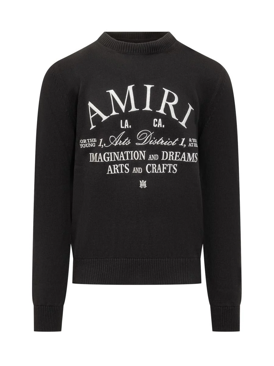 Amiri Arts District Crew-Neck Sweater - 1