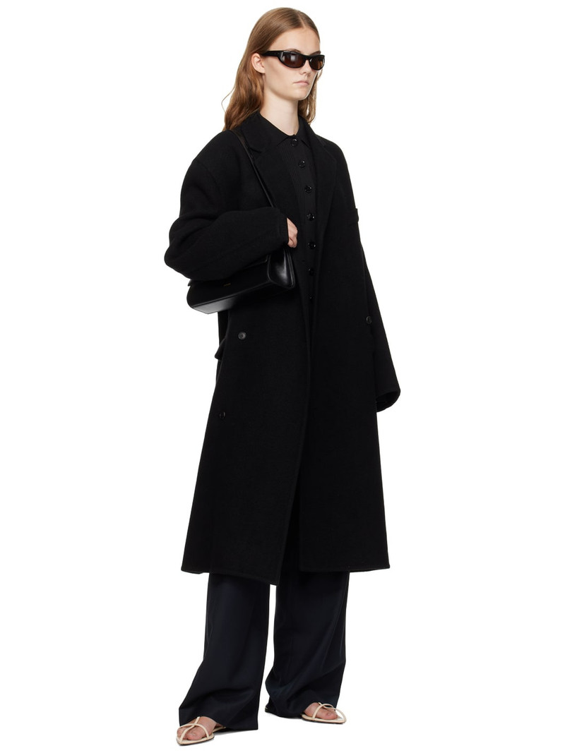 RECTO Black Both Sides Opening Cardigan outlook