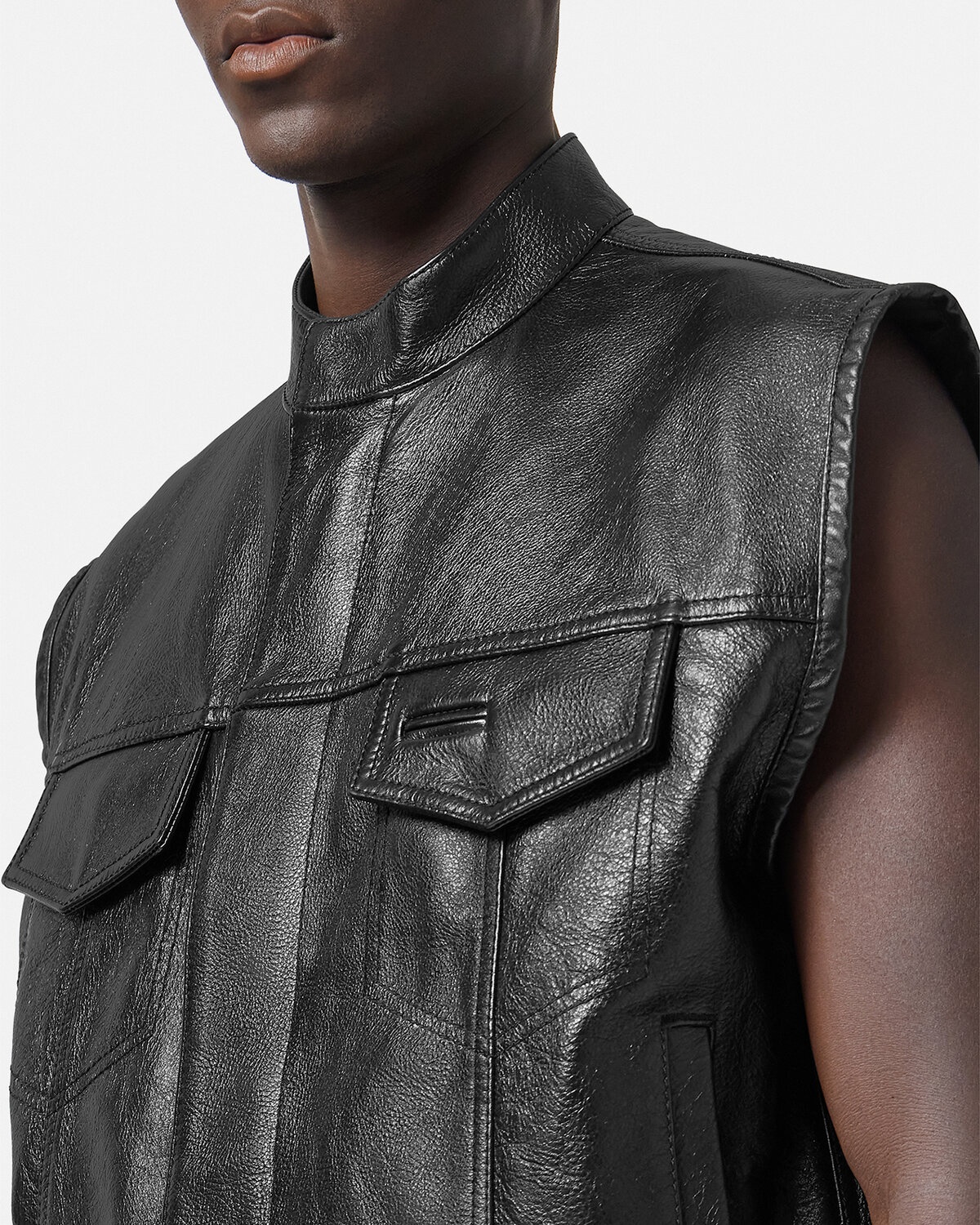 Leather Vest - 5