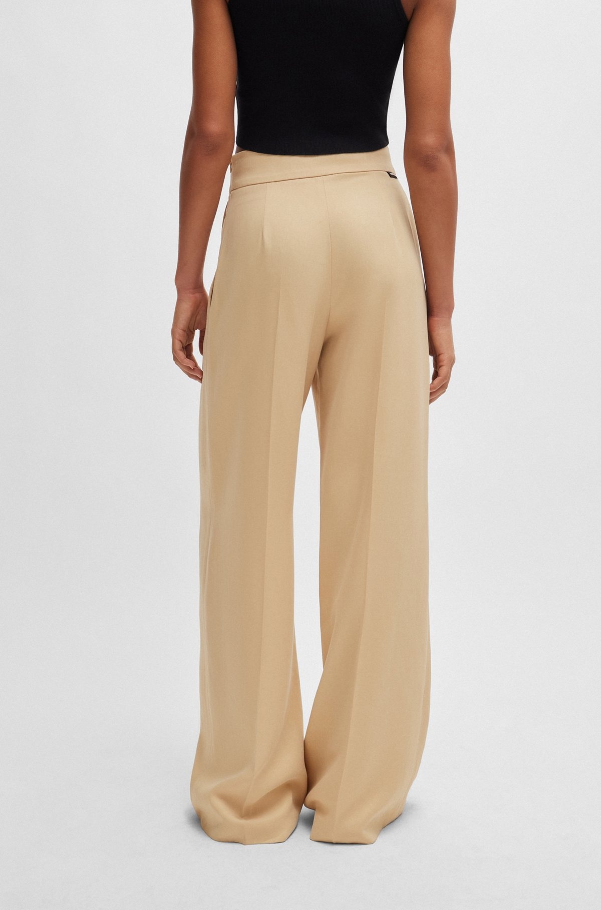 RELAXED-FIT TROUSERS WITH WIDE LEG - 4