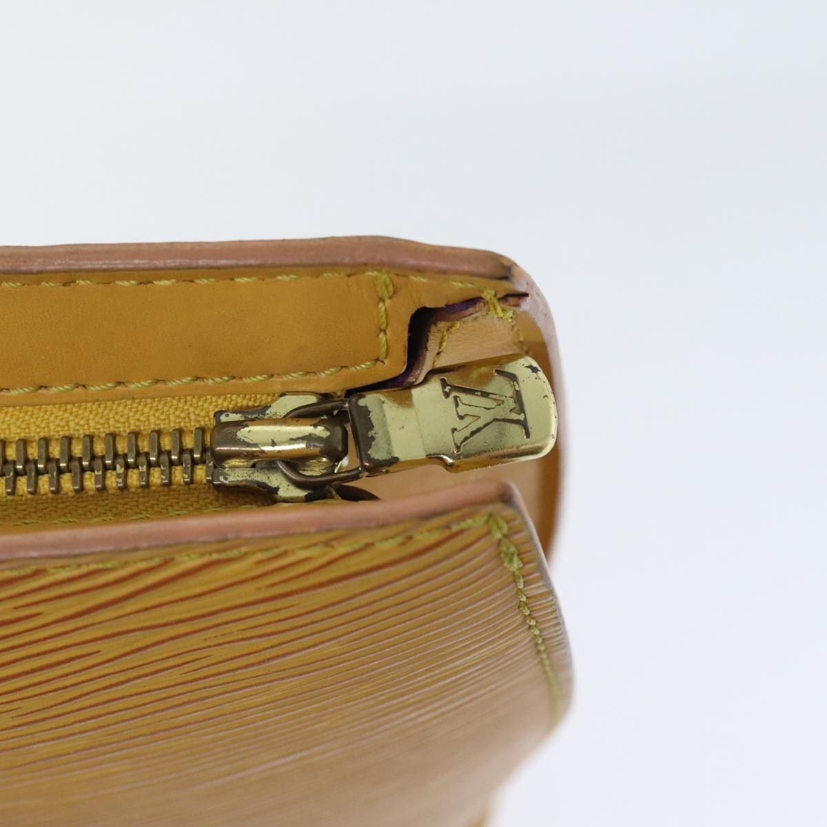 LOUIS VUITTON Epi Saint Jacques Hand Bag Yellow M52279 - 10