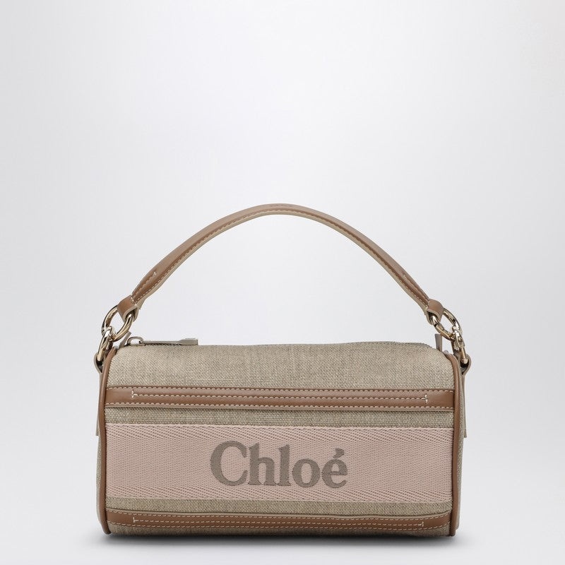 Chloé Beige Woody Tubular Shoulder Bag Women - 1