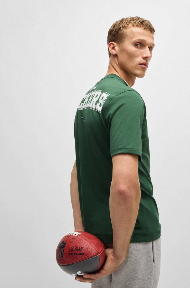 BOSS X NFL STRETCH-COTTON T-SHIRT WITH SPECIAL BRANDING 5