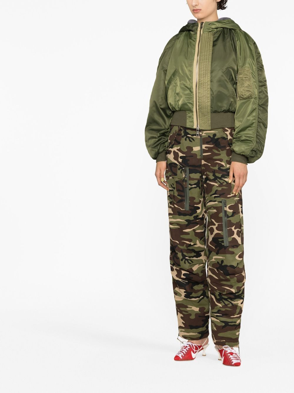 Kamila colour-block bomber jacket - 3