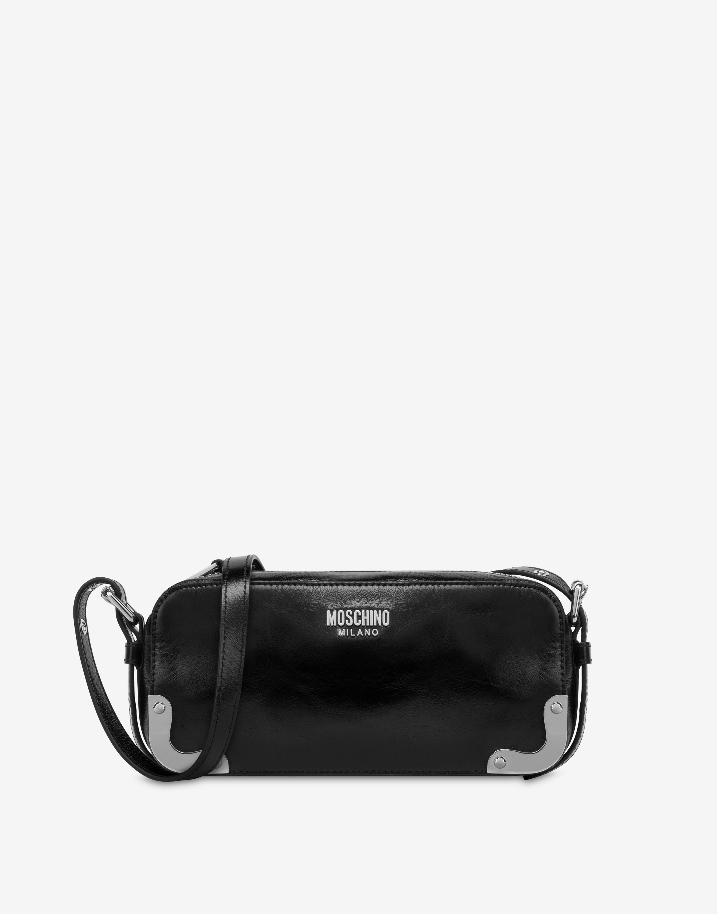 METAL CORNER SHINY CALFSKIN BAG - 1