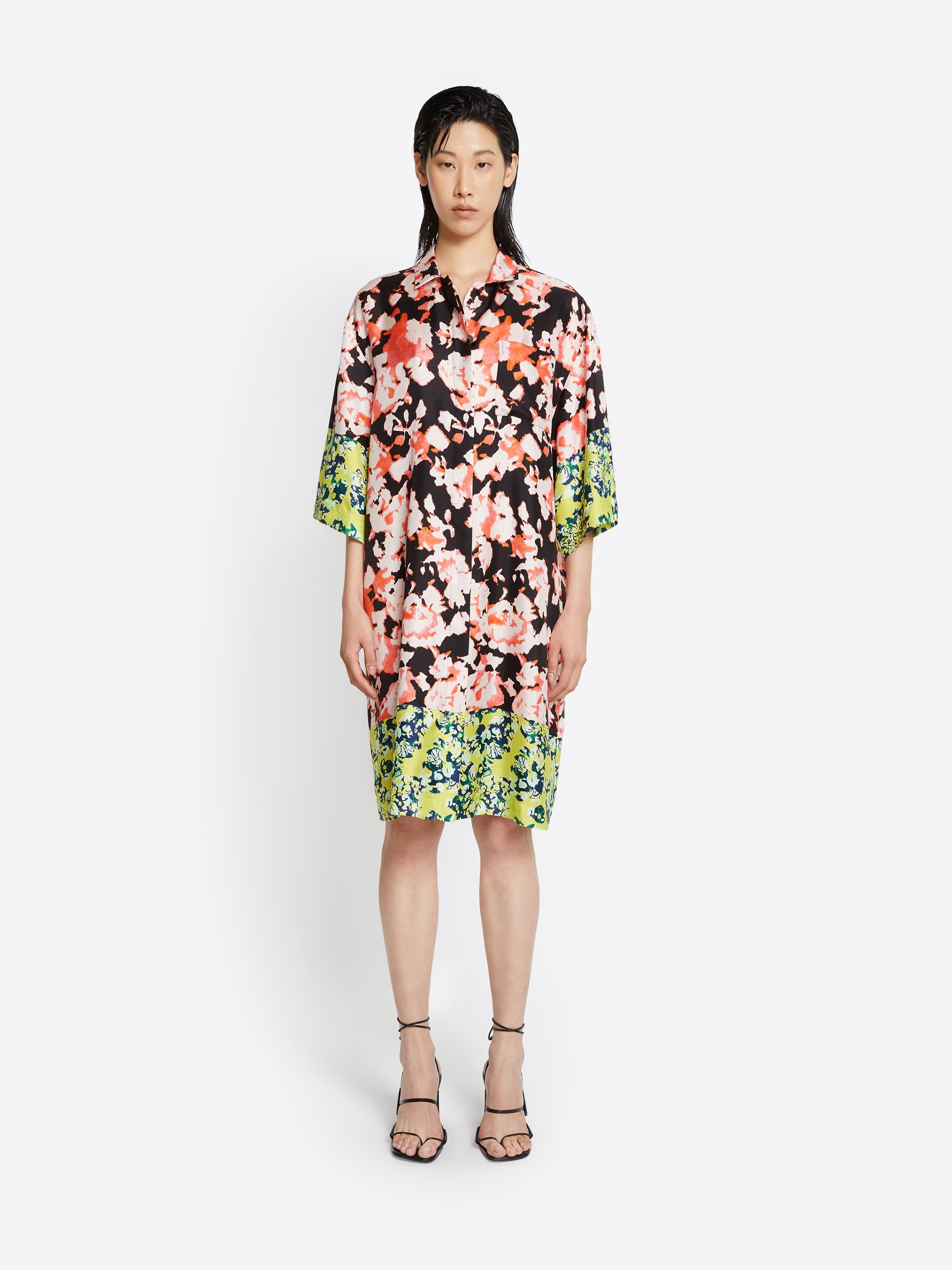 SILK SHIRT DRESS - 2