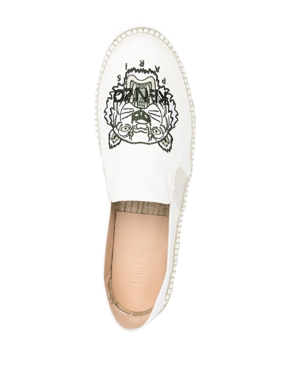 tiger-embroidered espadrilles - 4