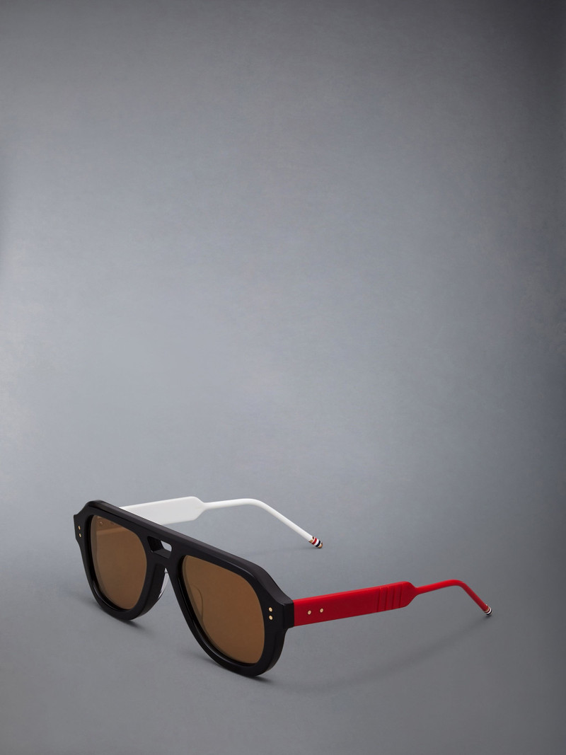 Thom Browne Acetate Aviator Sunglasses outlook