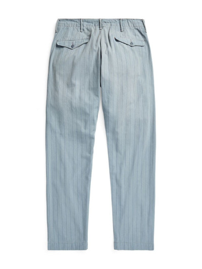 RRL by Ralph Lauren pinstriped cotton trousers outlook
