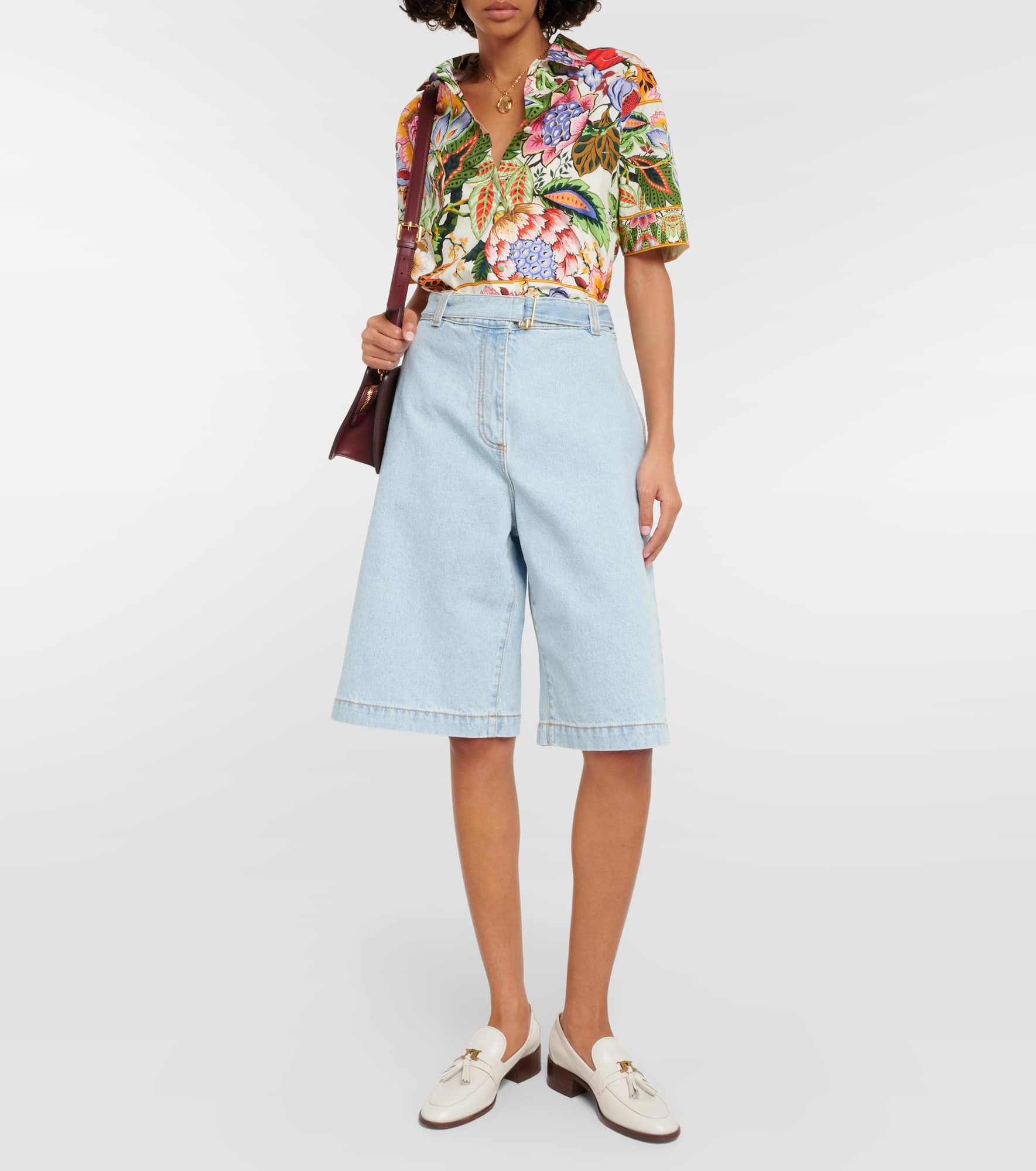 Floral cotton shirt - 2