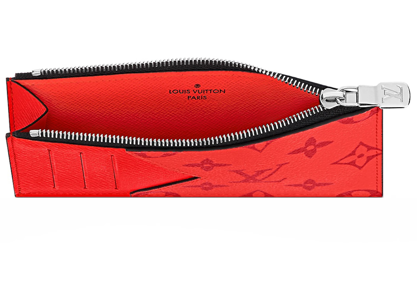 Louis Vuitton Coin Card Holder Fiery Red - 3