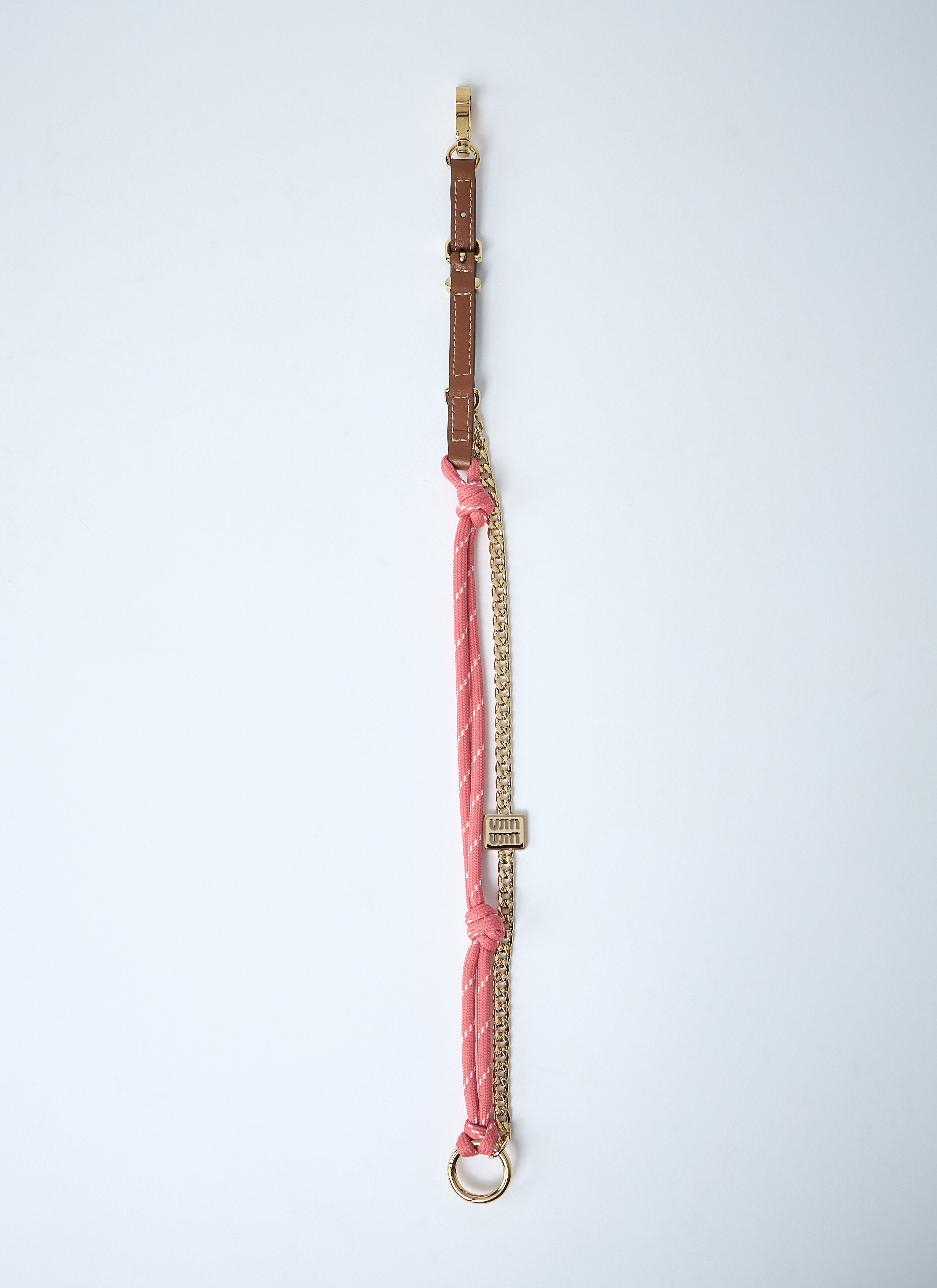 Tamaris Leather Cord And Metal Trick Keyring - 4