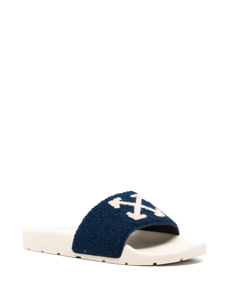Off-White Arrow textured flip flops outlook