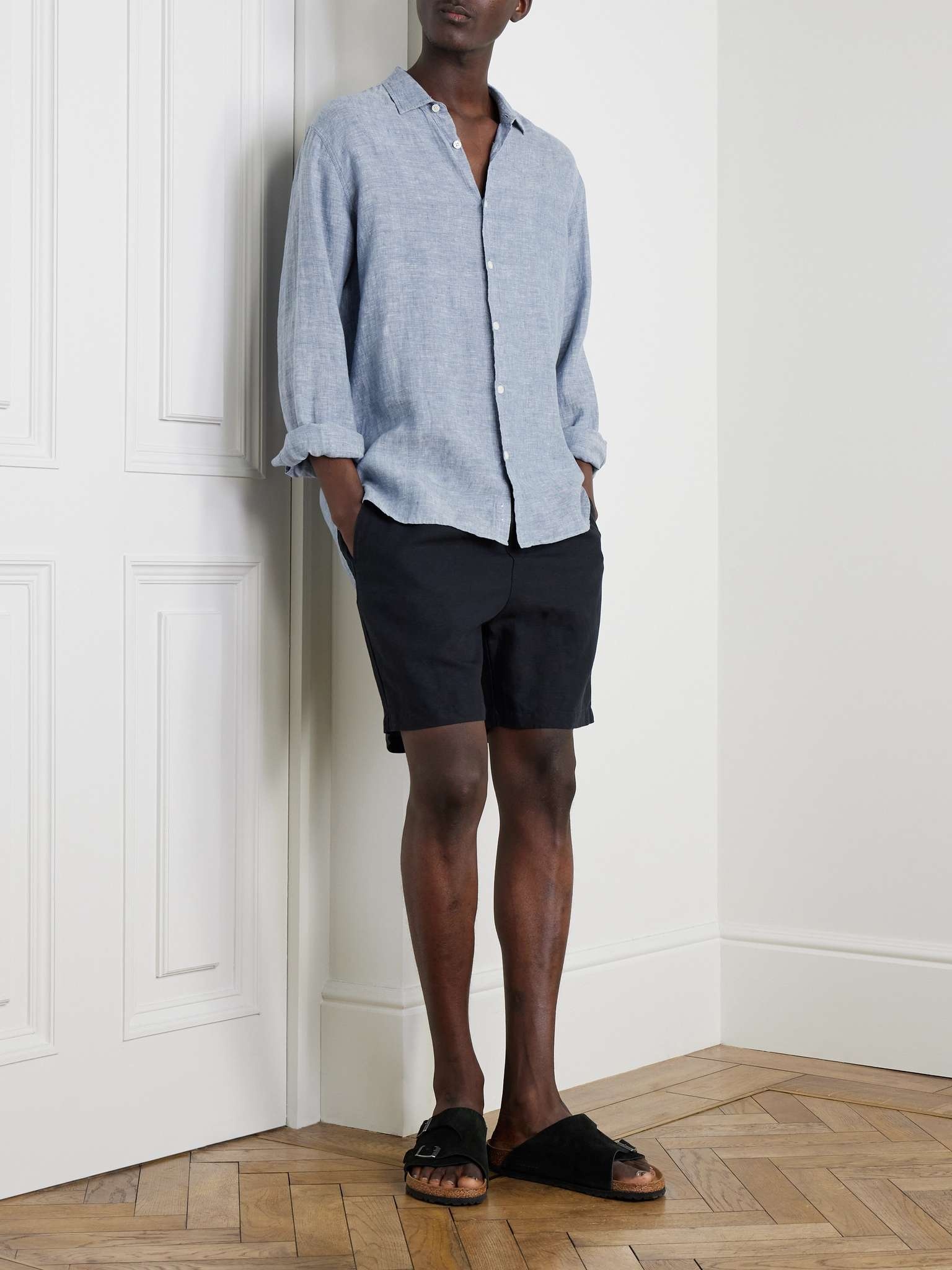 Justin Linen-Chambray Shirt - 2