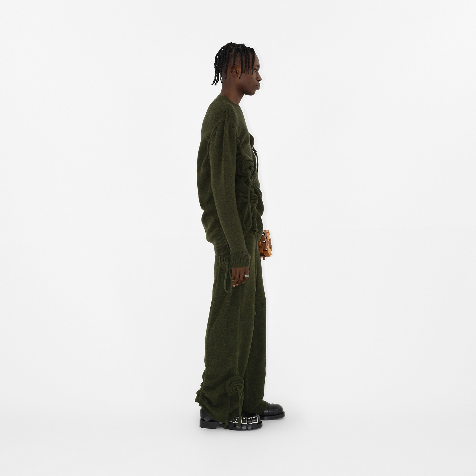 Rose Wool Trousers - 3