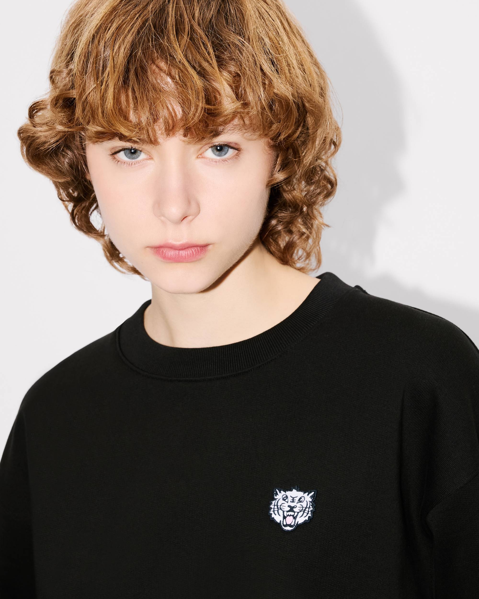 'KENZO Happy Tiger' embroidered sweatshirt in cotton - 6