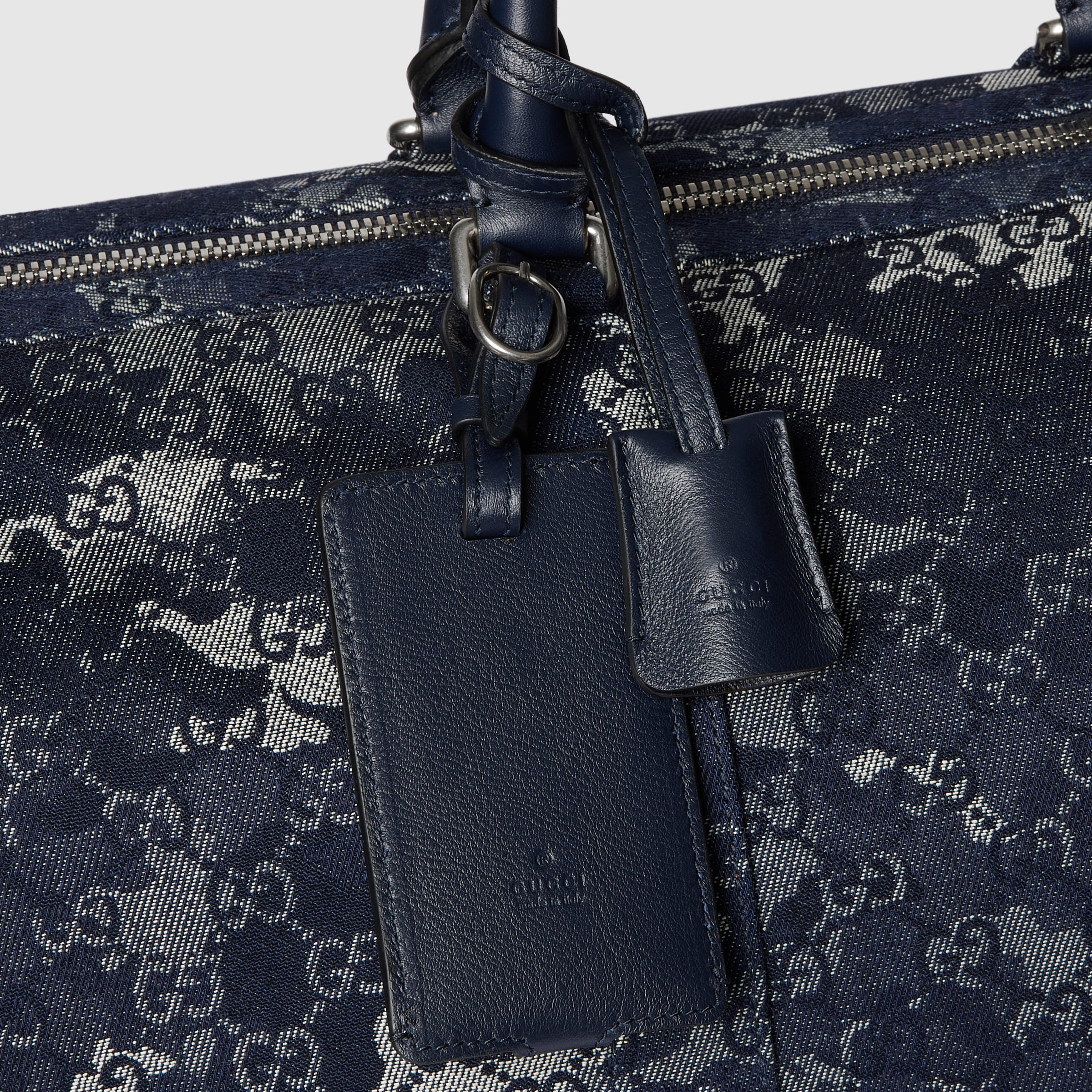 GG denim duffle bag - 5