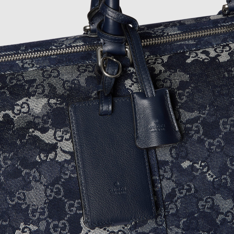 GG denim duffle bag 5