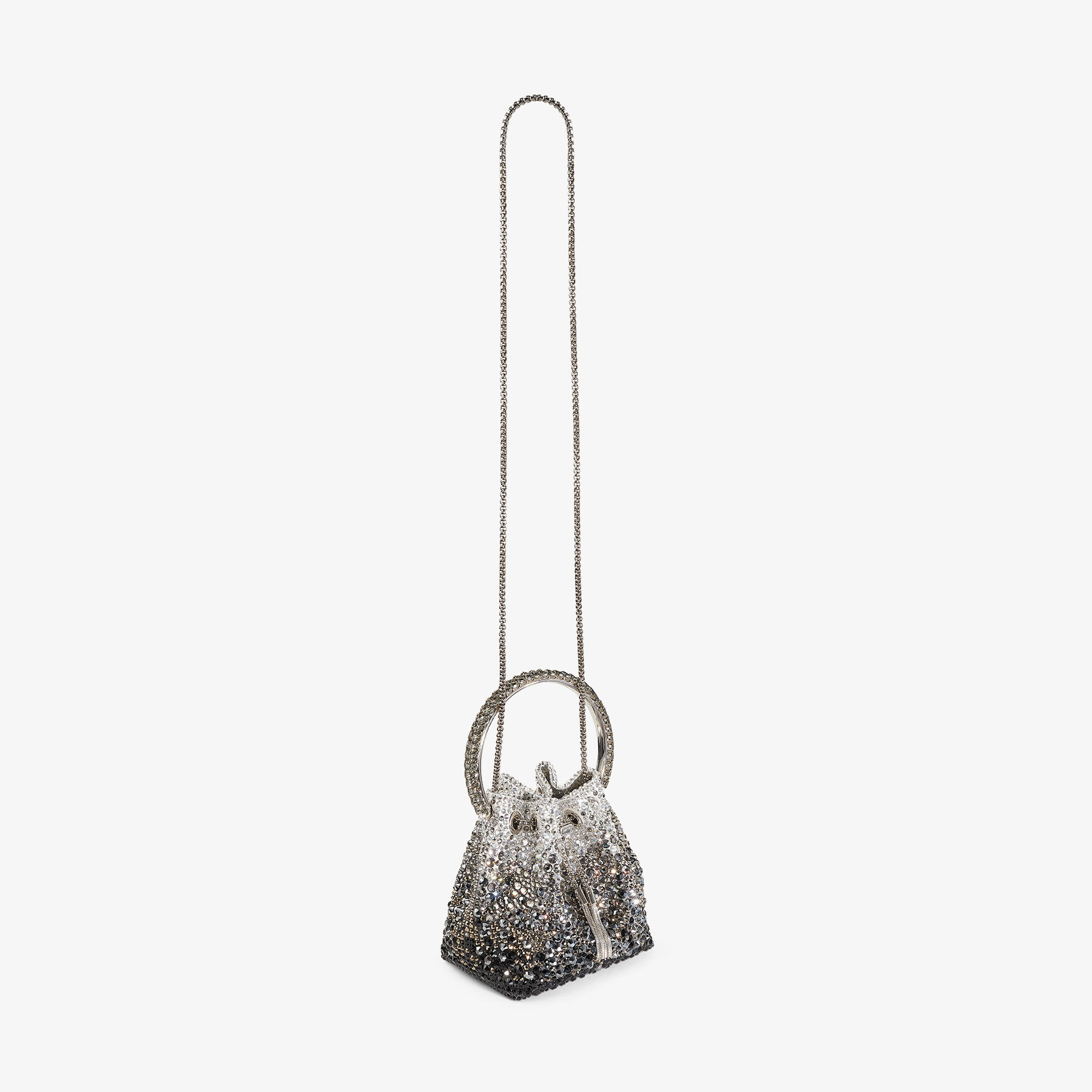 Bon Bon
Black Satin Bag with Crystals - 6