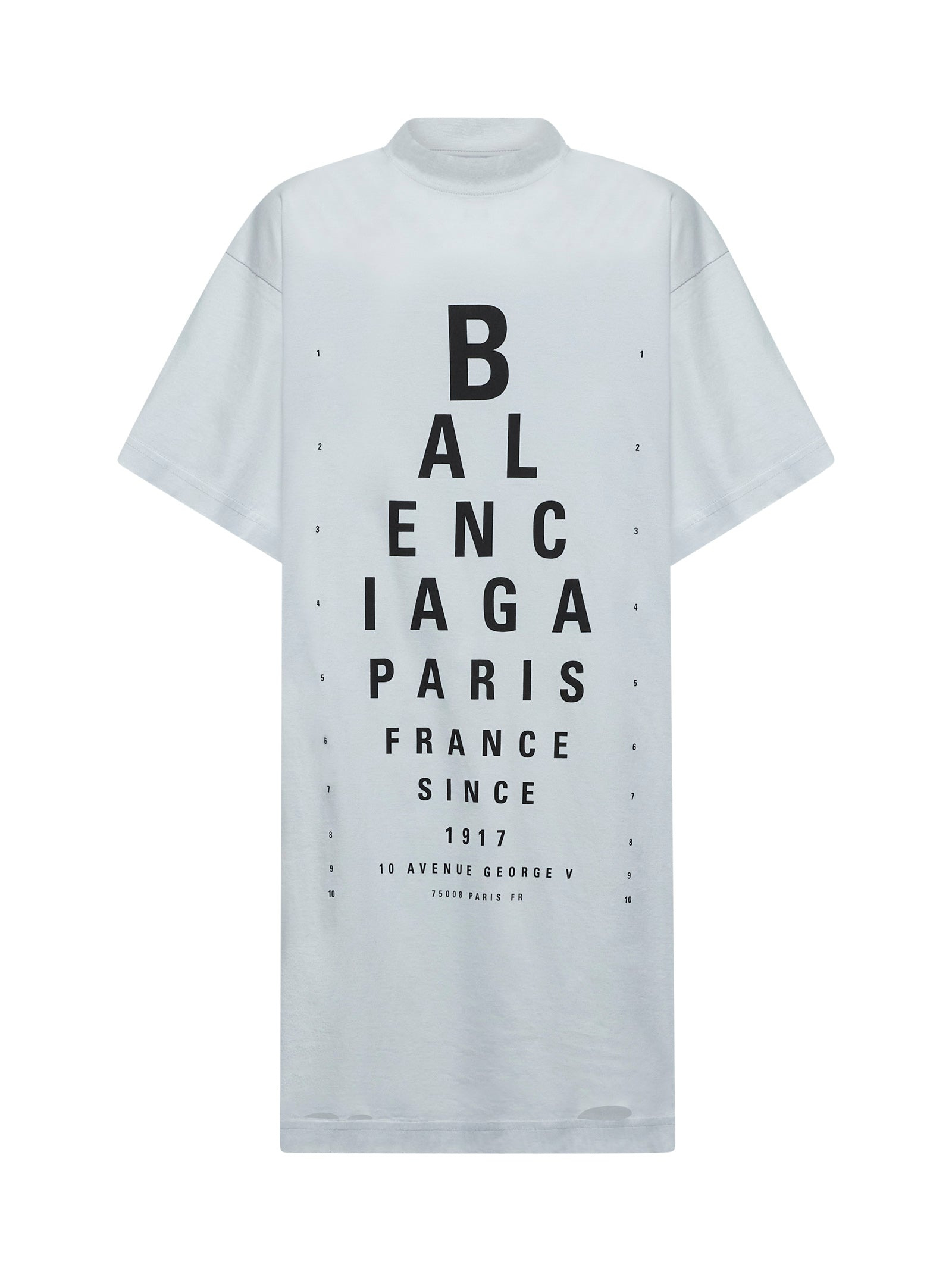 Dirty white Optical Oversize T-Shirt - 1