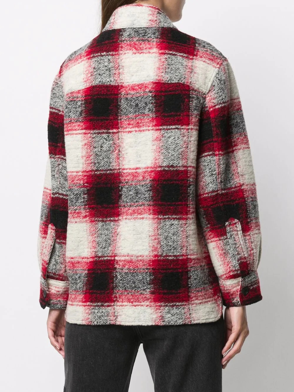 Gaston plaid shirt jacket - 4