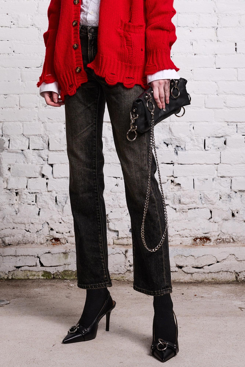 R13 BOY STRAIGHT - ABBEY BLACK outlook