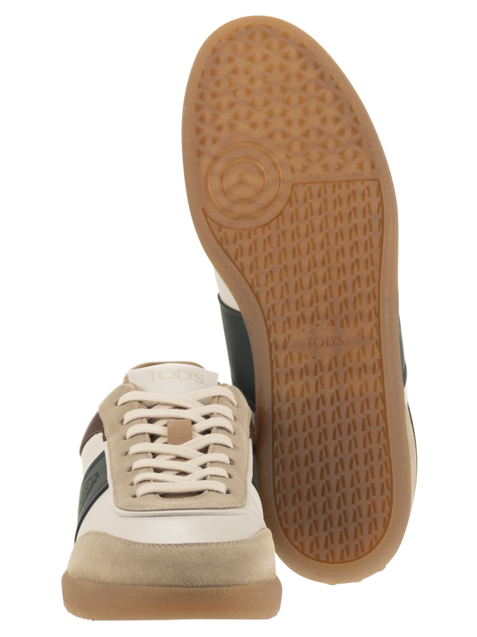 Tod's Men Suede Leather Tabs Sneakers - 5