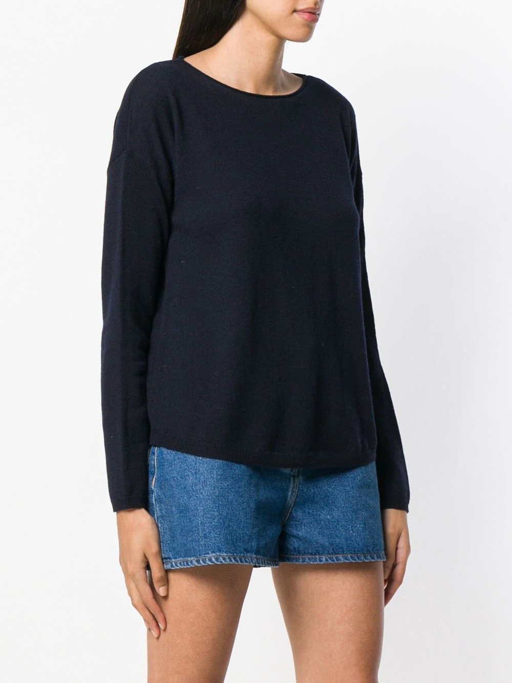 round neck knitted top - 3