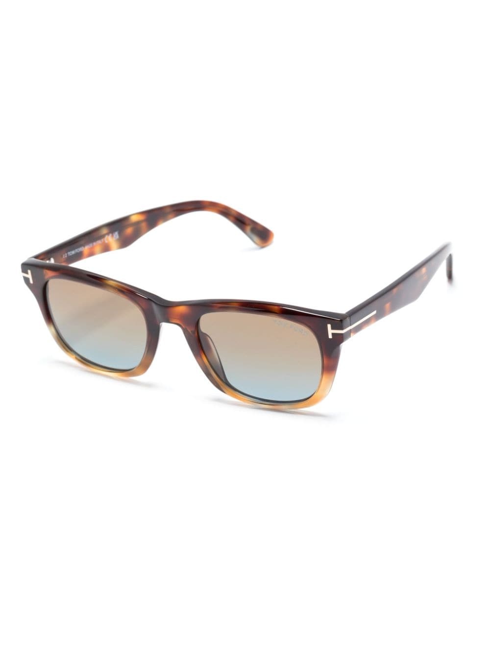 tortoiseshell wayfarer-frame glasses - 2