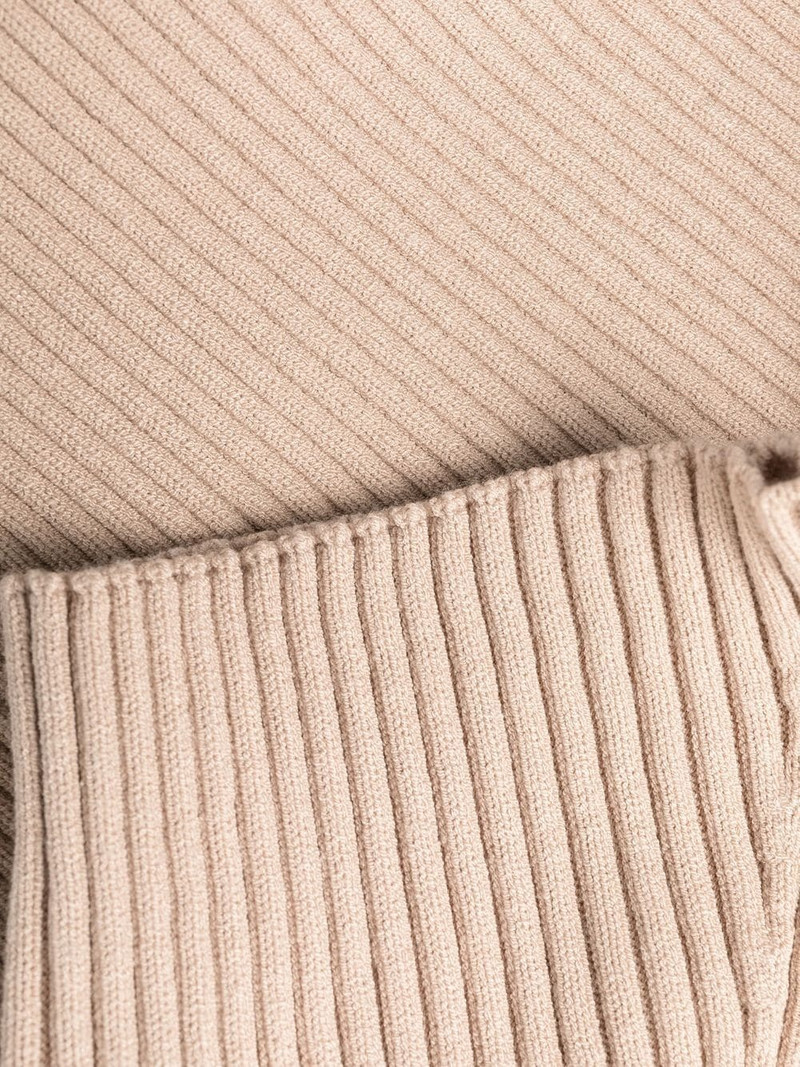 rib-knit midi dress 6
