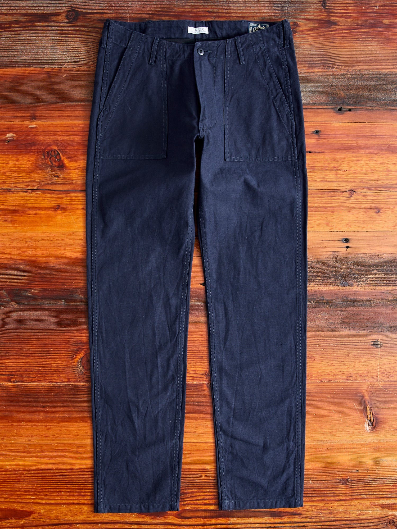 1811-IND Military Baker Pants in Indigo - 1