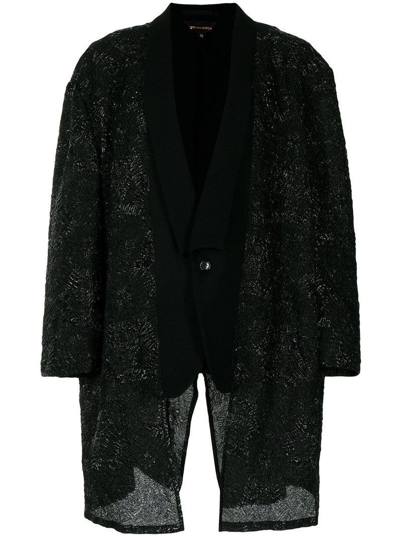 midi single-breasted blazer 1