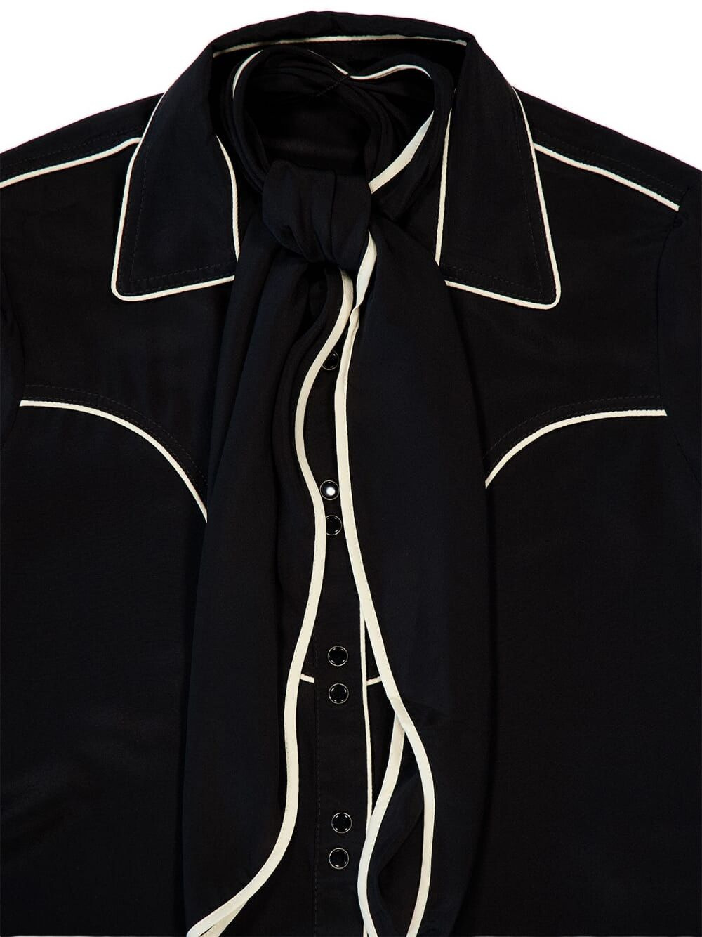 piped-cuff shirt - 4