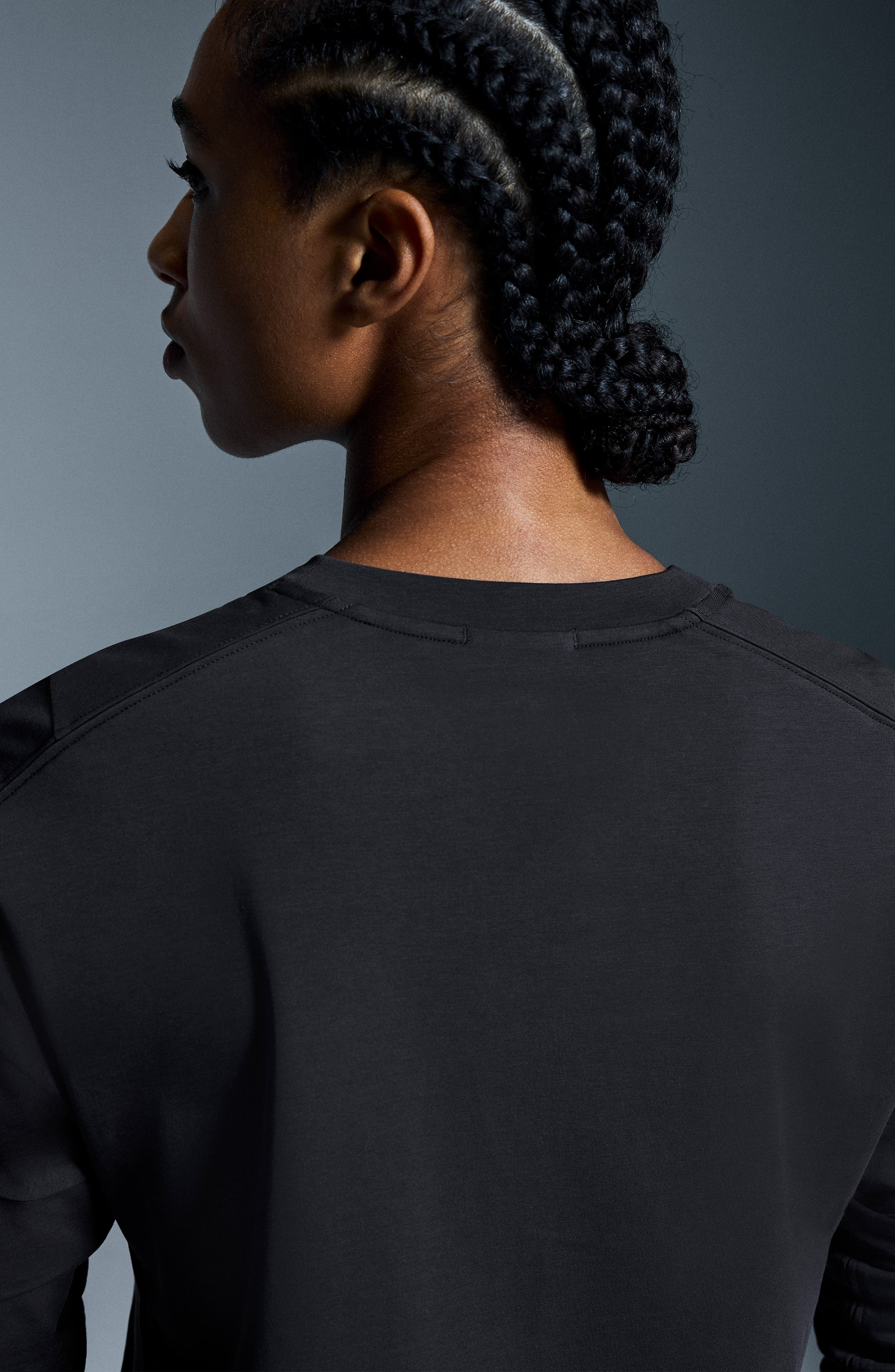 Focus Long Sleeve Performance Running T-Shirt in Black at Nordstrom - 3