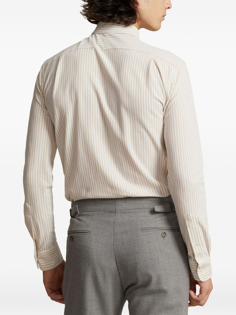 striped button-up shirt 4