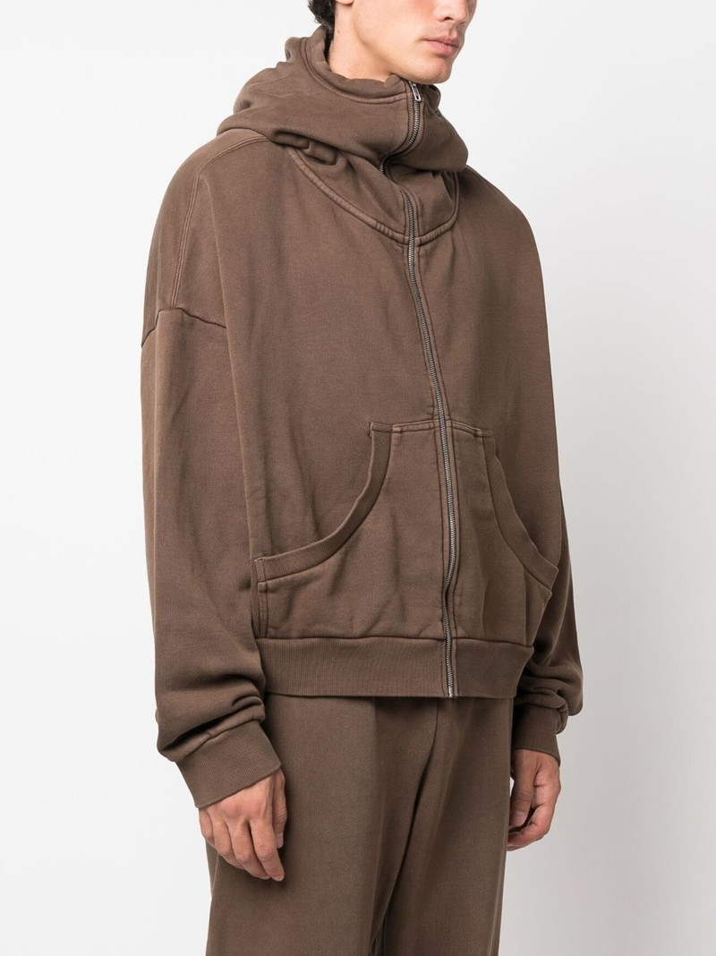 entire studios high-neck zip-fastening hoodie outlook