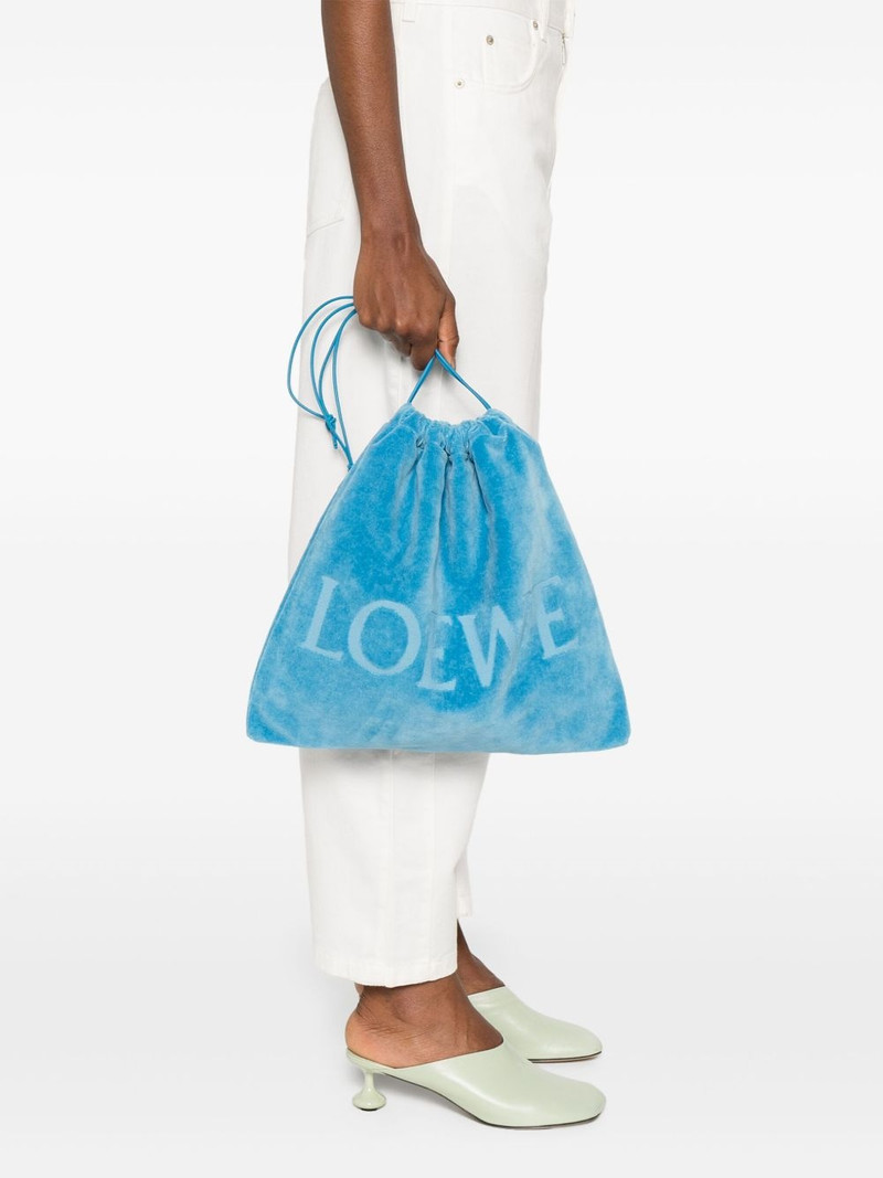 Loewe logo-debossed clutch outlook