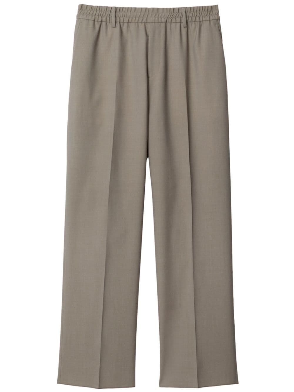 wide-leg wool trousers - 1