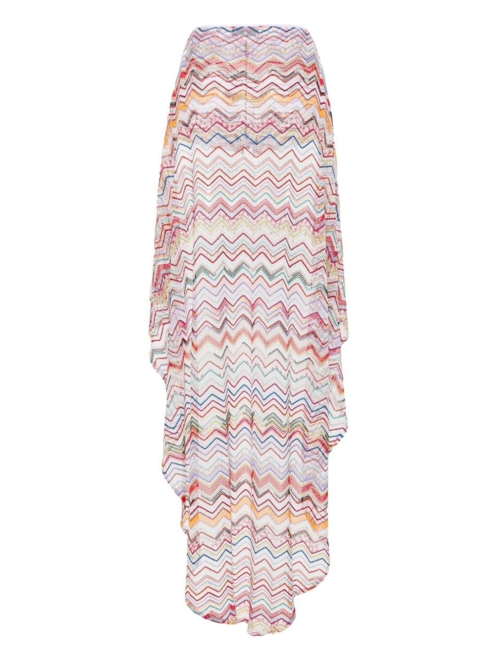 zigzag sarong skirt - 2