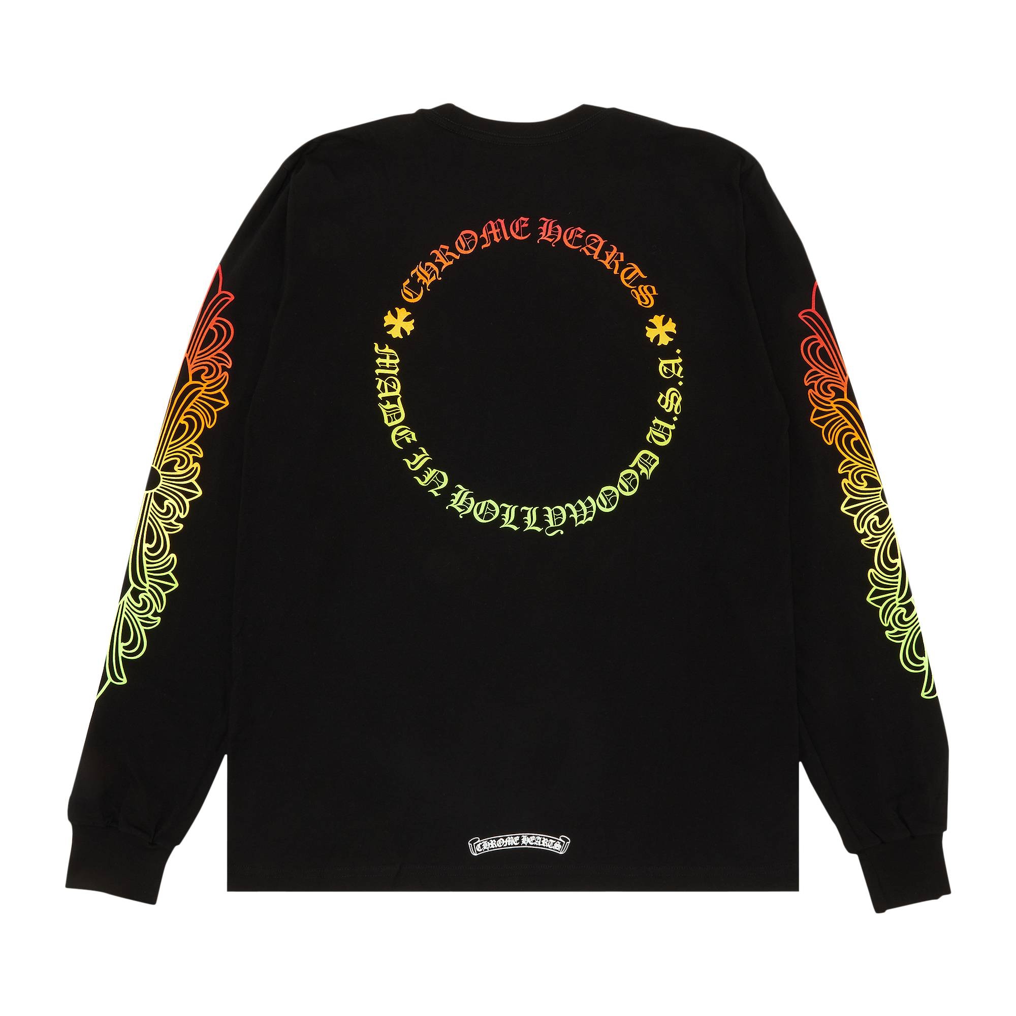 【Chrome Hearts】フローラルスリーブ Gradation 長袖 T-shirt Chrome Hearts Chrome Hearts Floral Sleeve Gradient Long