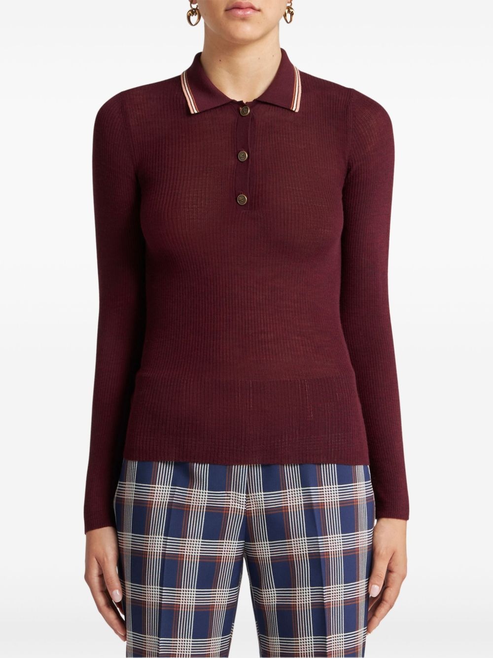 jacquard polo shirt - 2