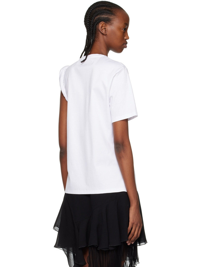 White 'Goddess' Rolled T-Shirt 3