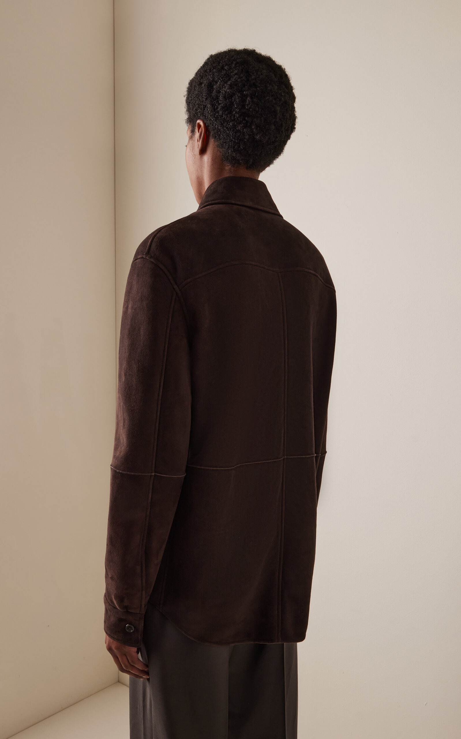 Gwena Suede Shirt Jacket brown - 4