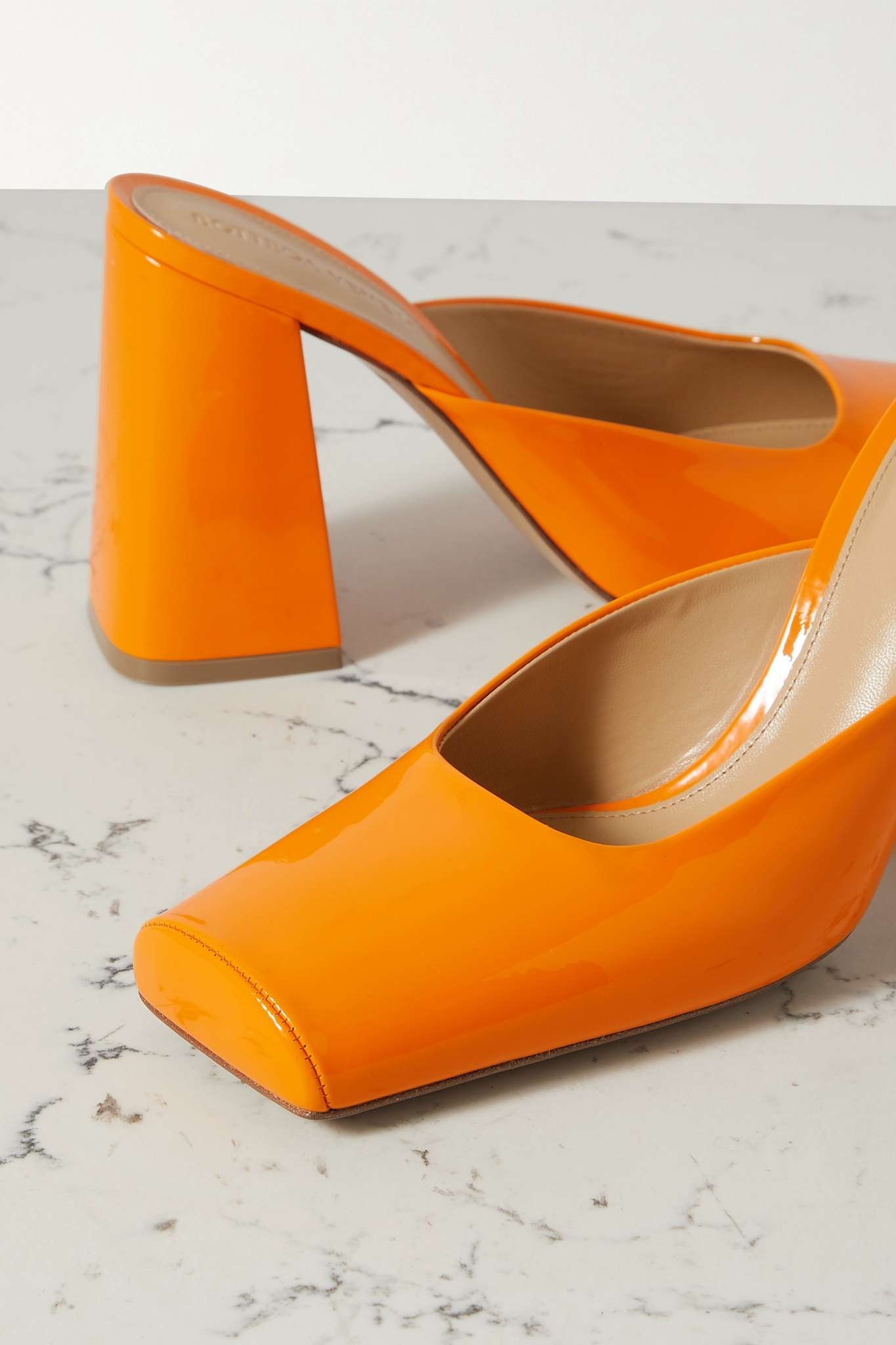 Patent-leather mules - 4