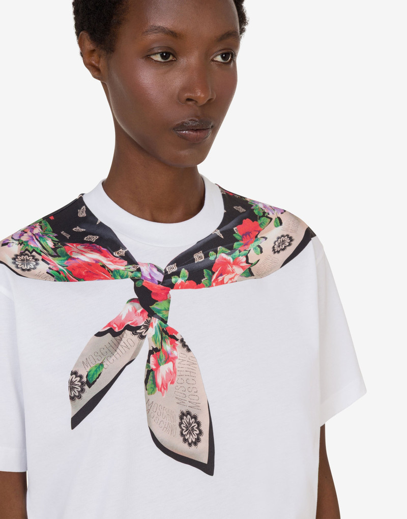 PRINTED ORGANIC COTTON JERSEY T-SHIRT 4
