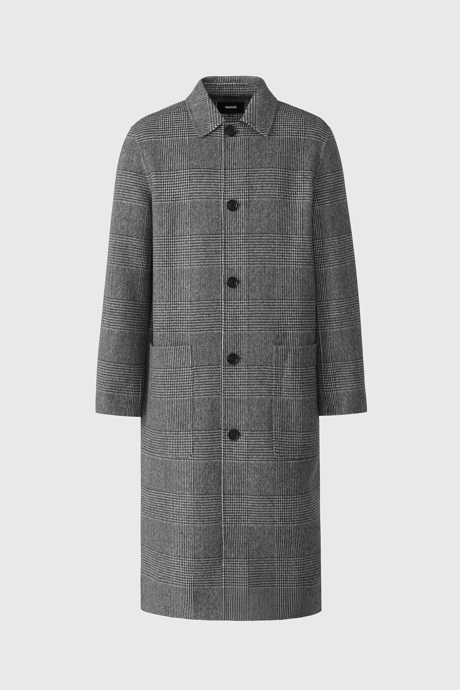 BECKETT-PL Double face wool Balmacaan coat - 1