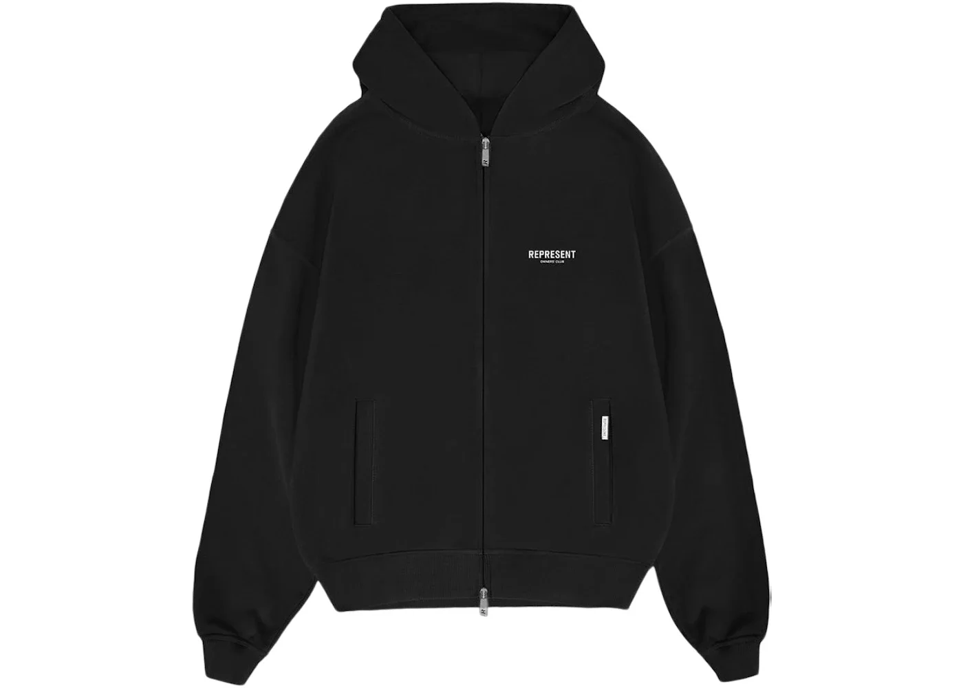 Represent Owners Club Zip Hoodie Black - 1